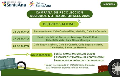 Campaña de Recolección Residuos No Tradicionales Distrito Salitral