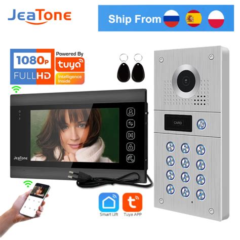 Jeatone Sistema De Intercomunicaci N De V Deo Inal Mbrico Para El Hogar