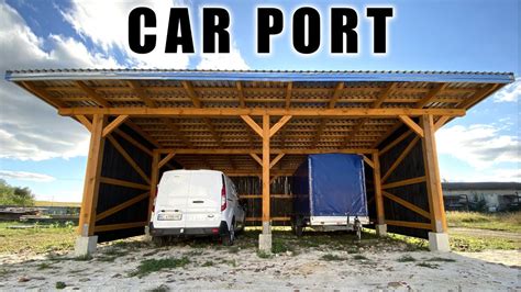 I Build Carport By Myself In Month Timelapse Youtube