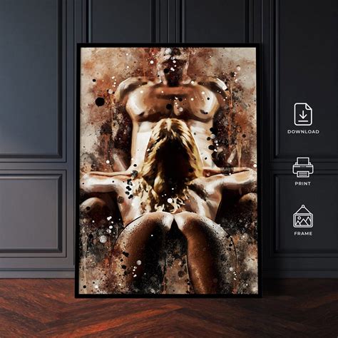 Erotic Expression Art Seductive Prints Intimate Art Craft Naked Art