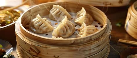 Premium Photo Dumpling Chinese Steamer Basket