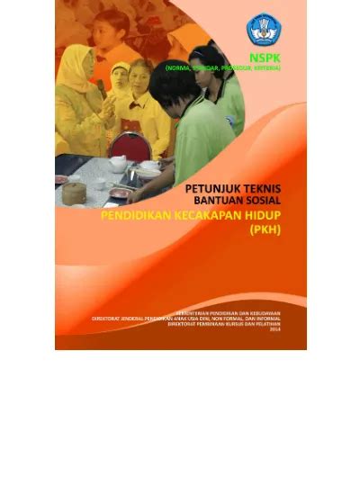 Petunjuk Teknis Bantuan Sosial Pendidikan Kecakapan Hidup PKH