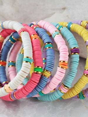 Amazon Dulzod 7200Pcs Clay Beads For Bracelets Making 6mm 24