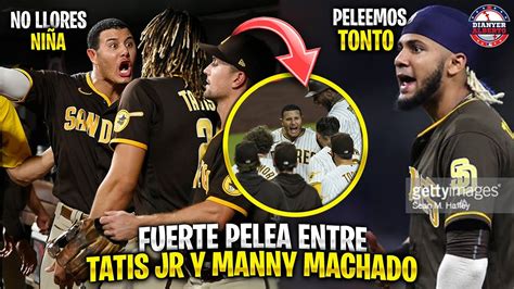 Esto HIZO FERNANDO TATIS JR que CAUSÓ FUERTE PELEA con MANNY MACHADO