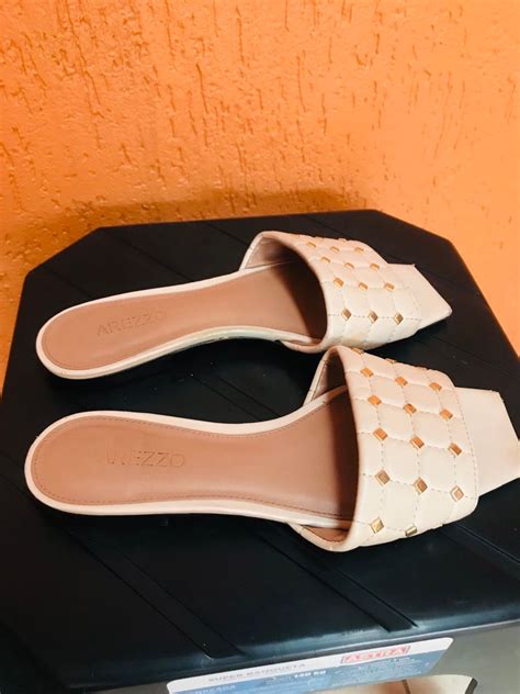 Rasteira Linda Nude Detalhes Rasteira Feminina Arezzo Usado Enjoei