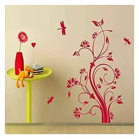 Buy Kayra Decor Swirl With Dragonfly X Inch Wall Design Stencil