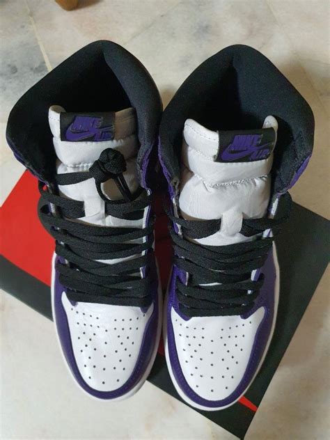 Air Jordan High Og Court Purple Men S Fashion Footwear Sneakers On