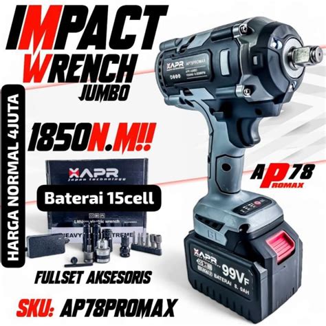 Jual TERMURAH Impact Wrench APR JUMBO 99V 88V Ap78 Ap33 Ap84 Ap127