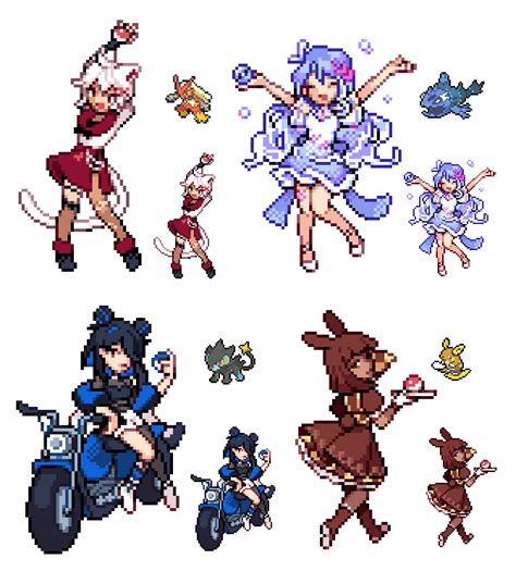 Pokemon Trainer Sprites Pixel