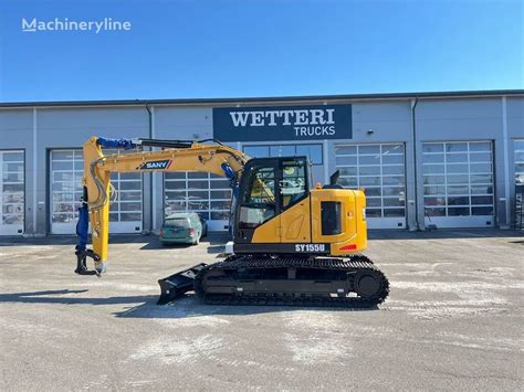 Sany SY155U Tracked Excavator For Sale Finland Tampere WM40185