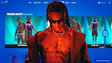 Es Hoy Dia De Travis Scott Su Skin Regresa A Fortnite Travis Scott