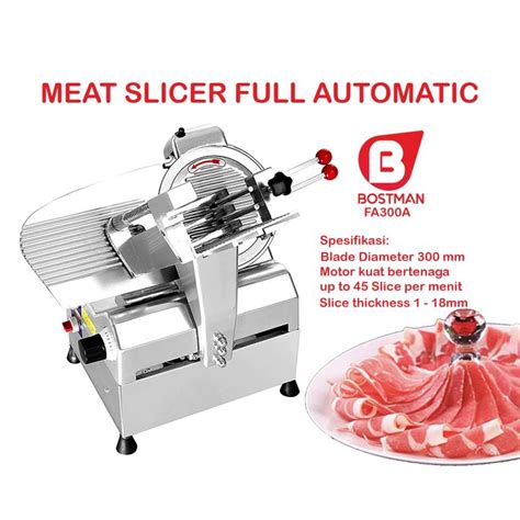 Meat Slicer Mm Mesin Pengiris Iris Daging Full Auto Otomatis Fa