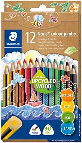 Staedtler Noris Colour Jumbo Coloured Pencils Colours Amazon In