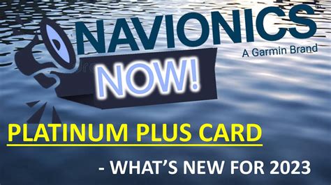 NAVIONICS Platinum Plus Card Features For 2023 YouTube