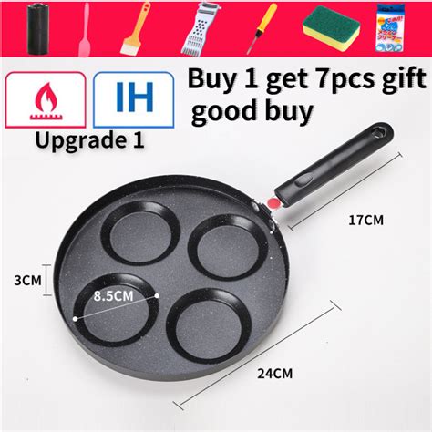 7 Hole Frying Pan Cooking Pot Non Stick Pancake Maker Home Breakfast