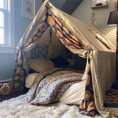 Premium Photo Portrait Of Cozy Indoor Retreat