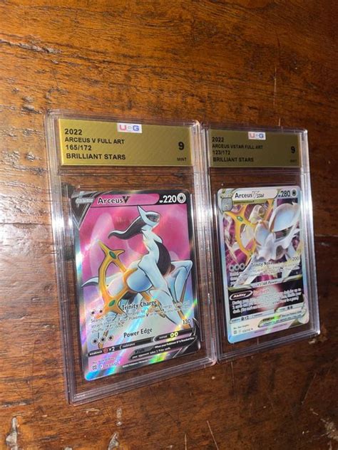 Brilliant Stars Pok Mon Graded Card Arceus V Full Art Catawiki