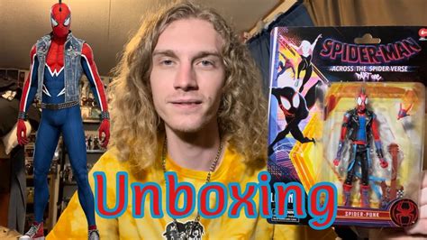 Spider Punk Marvel Legends Unboxing Across The Spider Verse Youtube