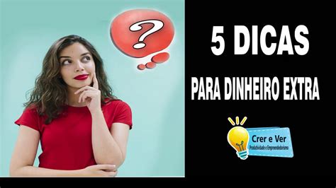 5 Dicas De Renda Extra Youtube