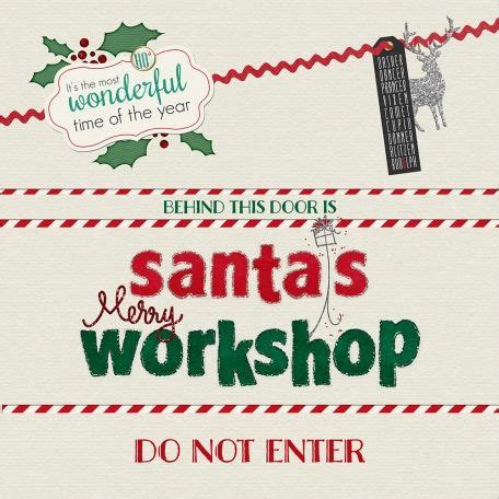 Santa Workshop Sign | Santas workshop