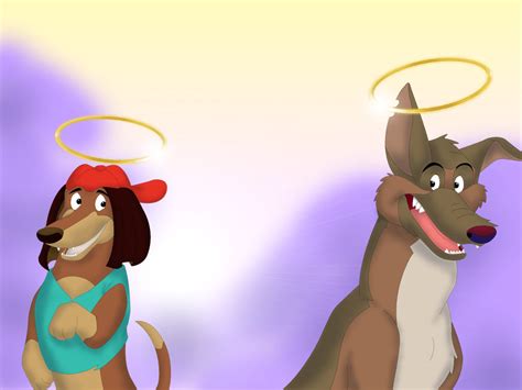 All Dogs go to Heaven wallpape by SlashBluedog on DeviantArt