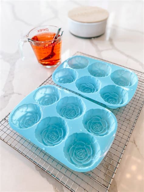 How to Make Edible Floral Ice Molds - Mal and Jess