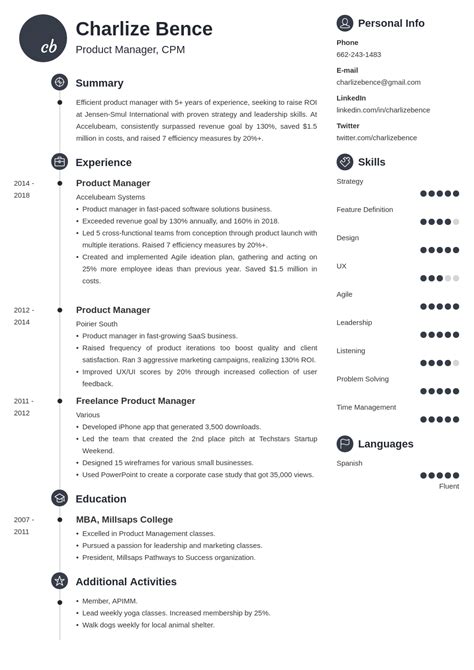 Product Manager Template