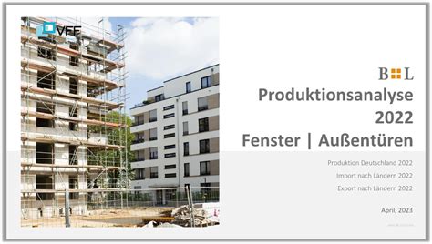 Studie Produktion Fenster und Außentüren in DE inkl Im und Export