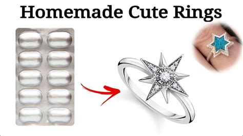 Diy Homemade Cute Love Ring How To Make Ring At Home Homemade Ring Ring Kase Banate Hai Ring