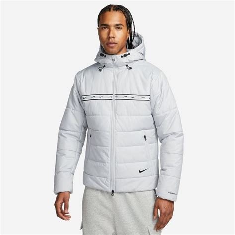 Nike Manteau D Hiver Nsw Repeat Synthetic Fill Blanc Gris Noir