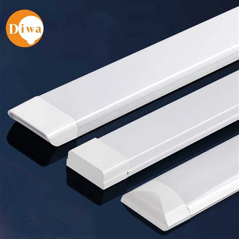 Led Linear Batten Purification Flat Tube Light Lamp Lighting Fixture