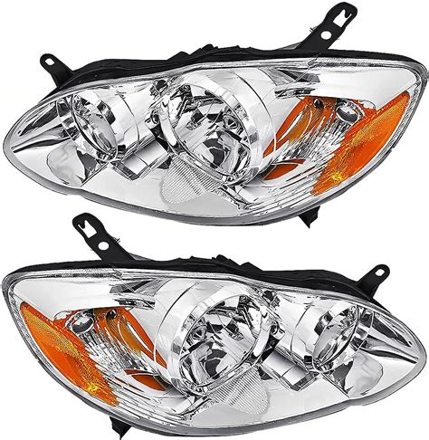 Amazon Leavan Chrome Headlights Assembly Fit For