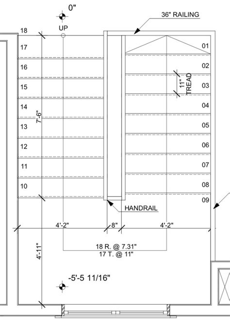 More Specific Switchback Staircase Dimensions U Shaped Stairs Stair