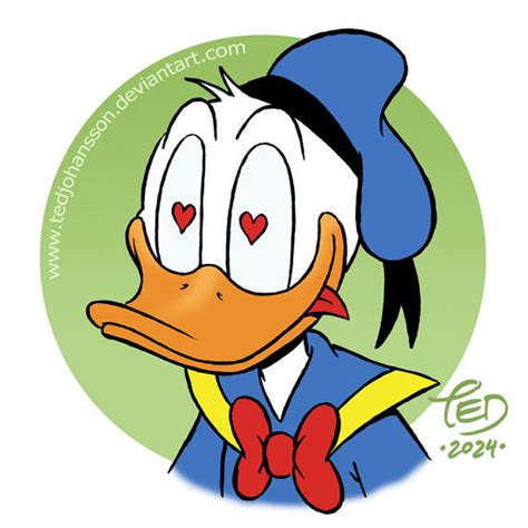 Donald In Love By Tedjohansson On Deviantart