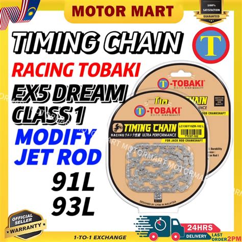 TOBAKI TIMING CHAIN 91L 93L EX5 EX5 DREAM EX5 CLASS 1 WAVE100