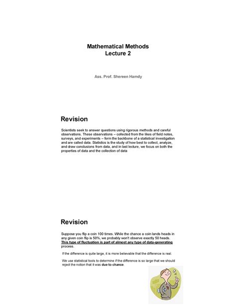 Lec Mathematical Methods Lecture Ass Prof Shereen Hamdy