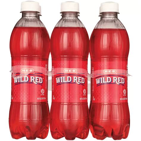 H E B Wild Red Soda 6 Pk Bottles Shop Soda At H E B