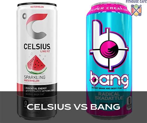 Celsius Vs Bang Comparison Fithouse Cafe Off