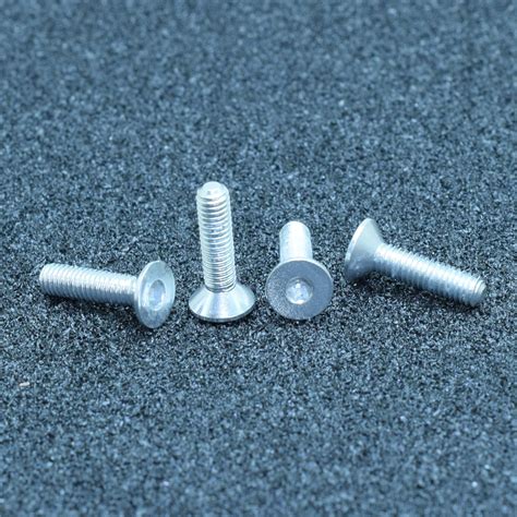 Suleve M Ah Pcs M X Mm Flat Countersunk Head Hex Socket Screw