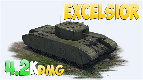 Excelsior Frags K Damage Cold Steel World Of Tanks Youtube