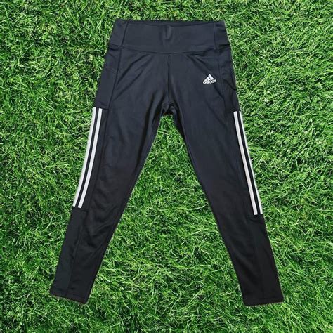 Black Adidas Leggings Size Large Perfect For Depop
