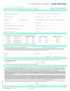 Ausf Llbar Online Gasag Auftrag Gasag Strom Flex Fr Geschftskunden Fax