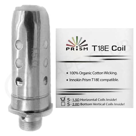 Innokin Prism Replacement Coils T18e T22e Pack Of 5