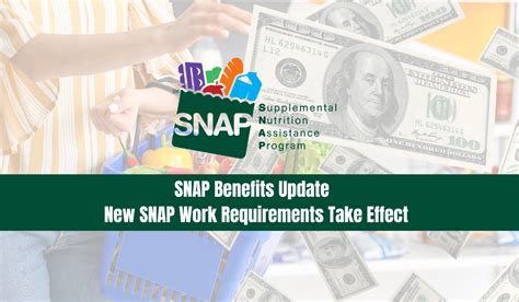 SNAP Benefits Update New SNAP Work Requirements Take Effect