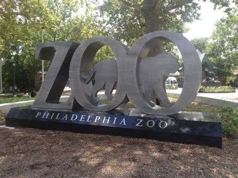 Philadelphia Zoo Sign Weaver Memorial Philadelphia Zoo Monument