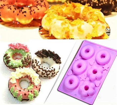 Astra Shop Nonstick Silicone Donut Pan Sakura Savarin Baking Bundt Cake