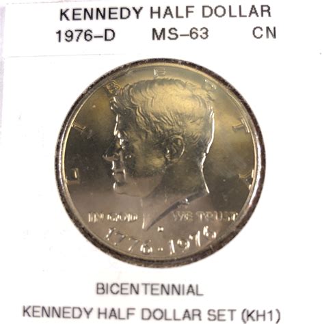 1976 D US Bicentennial Kennedy Half Dollar High Grade Property Room