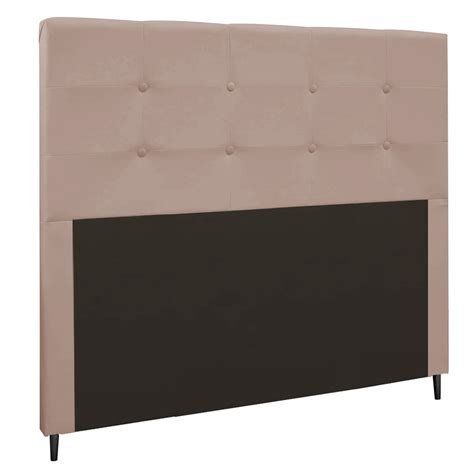 Cabeceira Luna Para Cama Box Casal Cm Suede D Rossi