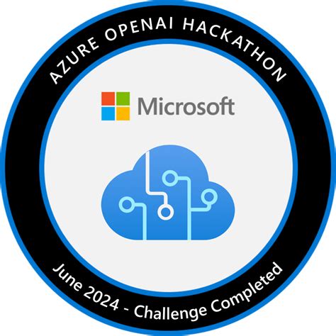 Microsoft Azure Openai Hackathon June Credly