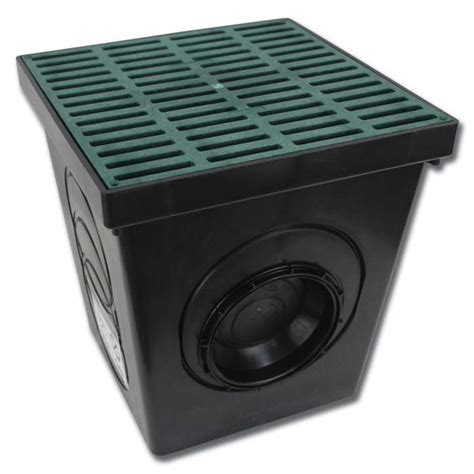 12 X 12 Catch Basin Kit Green Grate Drainage Direct